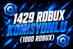 1429 (1000) Robux - Komisyon Bizden