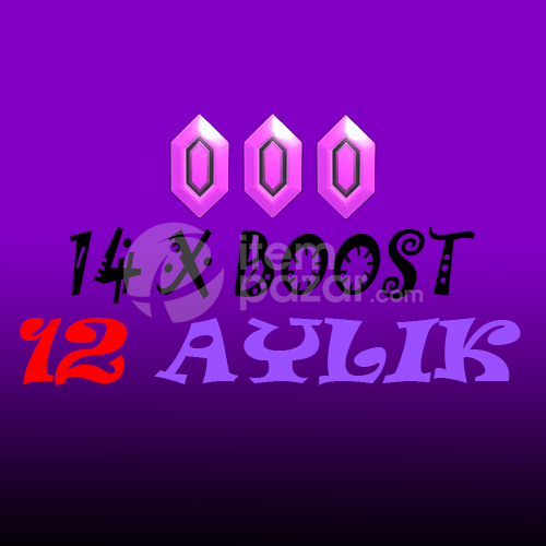14X Boost 12 Aylık +Hızlı Teslimat