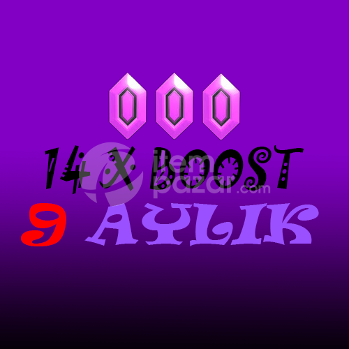 14X Boost 9 Aylık +Hızlı Teslimat