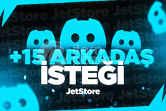 15 Adet Discord Arkadaşlık İsteği