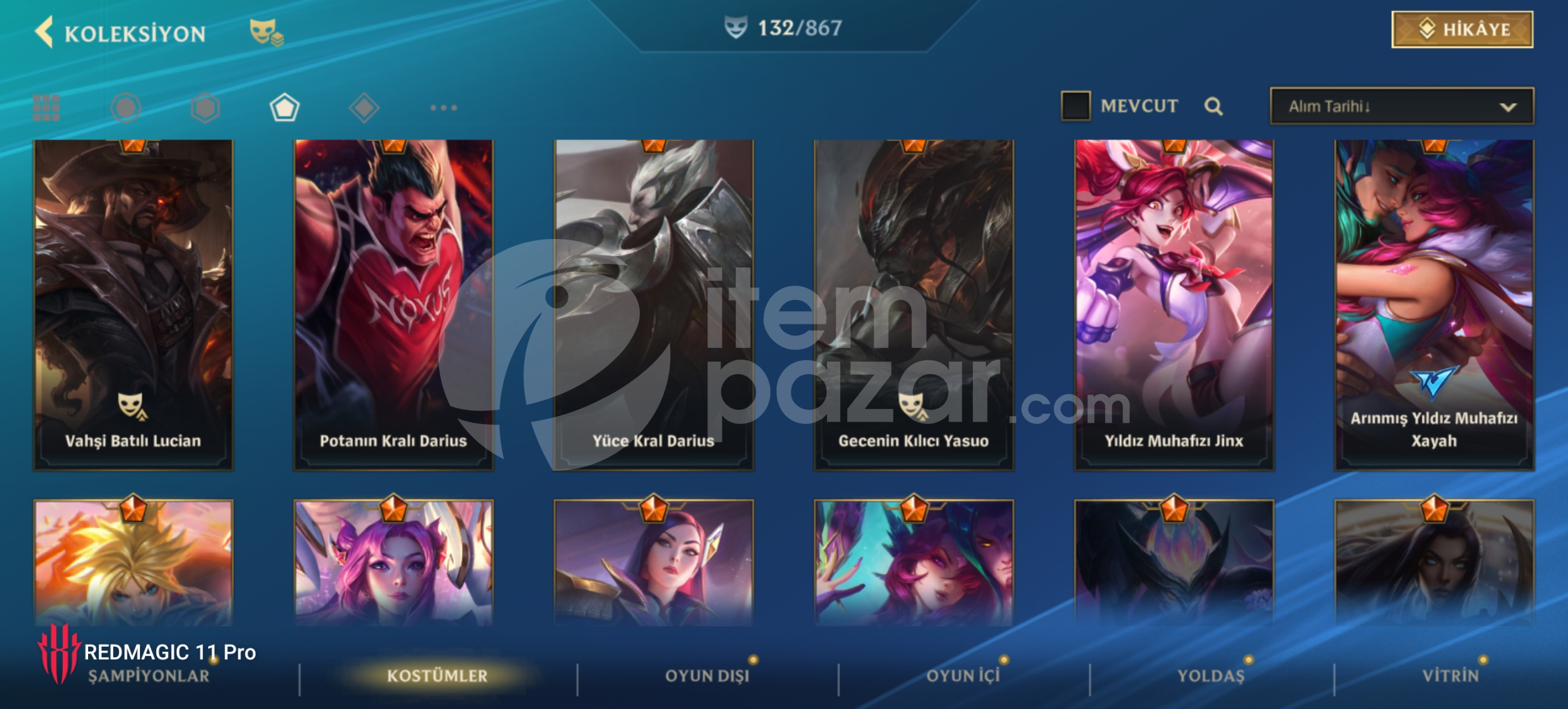 15 bin tl yatırılmış ucuza hesap