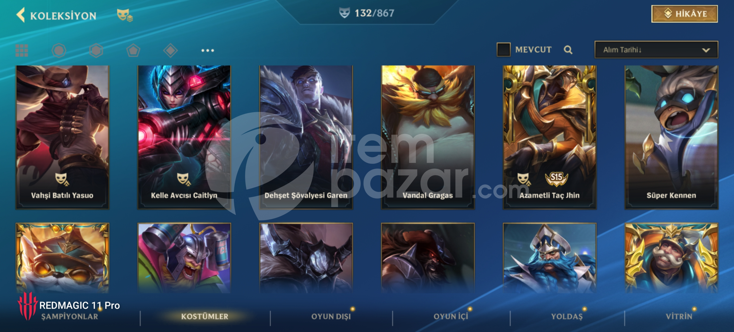 15 bin tl yatırılmış ucuza hesap