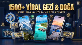 1500+ Viral Gezi & Doğa Reels Kiti