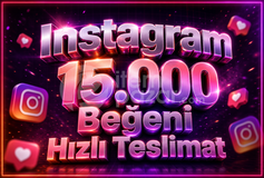 ⭐ 15.000 Instagram Beğeni! ✅