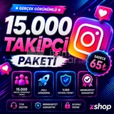 15.000 TAKİPÇİ PAKETİ | UYGUN FİYATLI