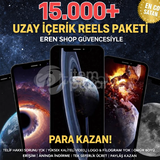 15.000+ Uzay Galaxy Hazır Video Paketi