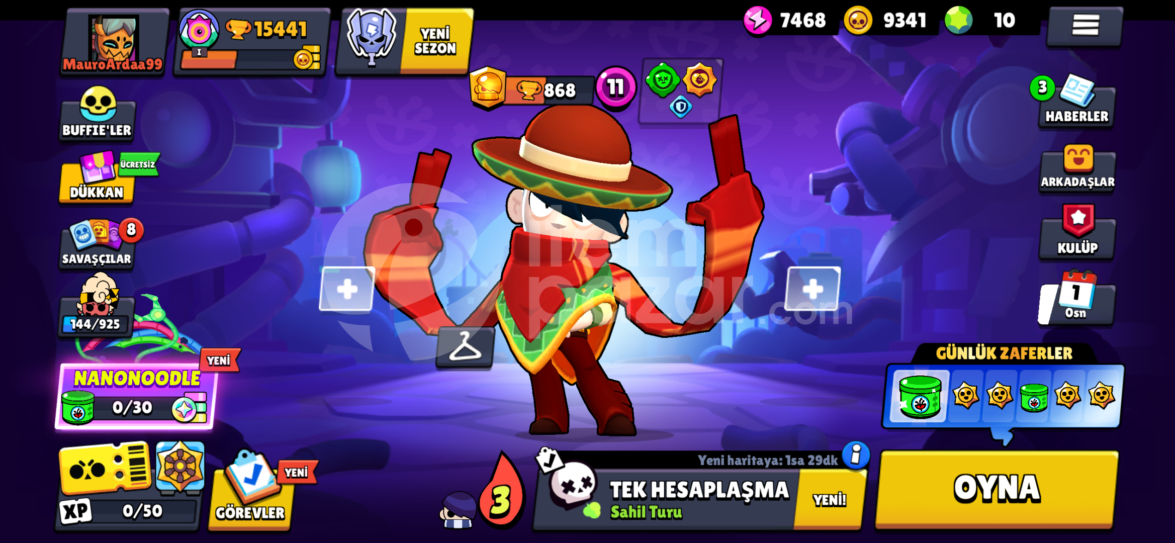 15k kupa +60 kostum 110tl