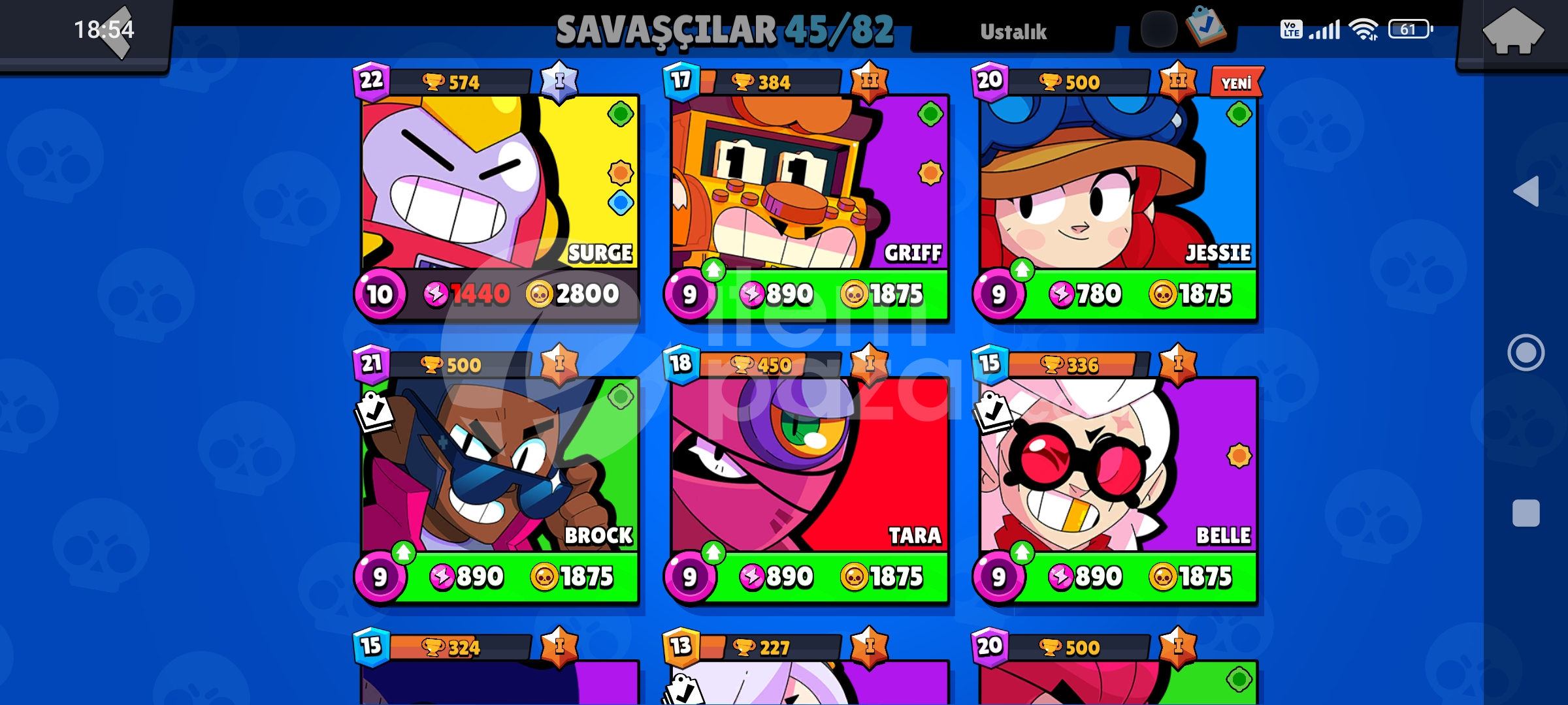 17k /4efsanevi/ 45 karakter /ve onca skin