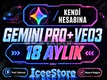 ‼️18 Ay Gemini Pro ​Kendi Hesabınıza