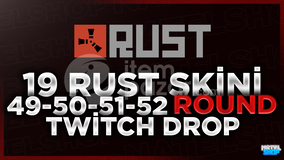 ⭐️(19 Skin)Round 49-50-51-52 Twitch Drop❤️