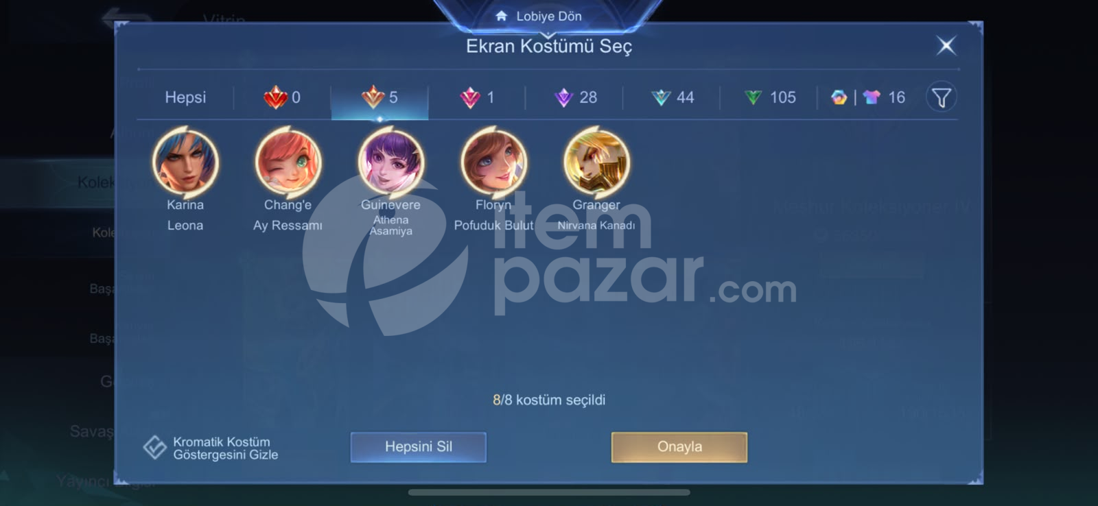 193 Skins | 2 KOF Karina, Guinevere