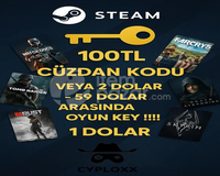 2$59$ Arası Oyun Key veya 100TL Cüzdan Kodu