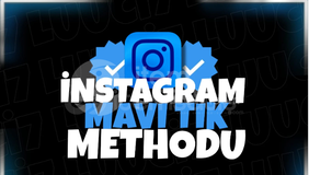 ⭐️ [2 Adet] İnstagram Mavi Tik Method ⭐️