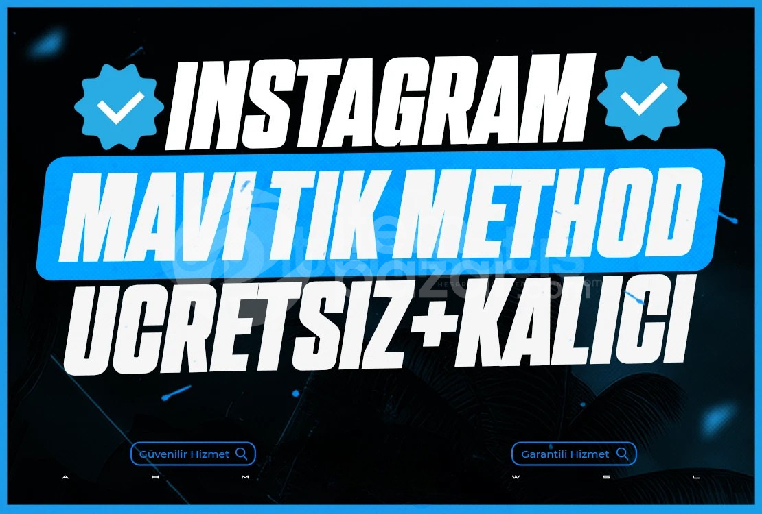 ❤️2 ADET MAVİ TİK✔️ METHODU 