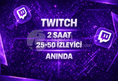 ⭐2 SAAT⚡TWİTCH 25-50 İZLEYİCİ⚡