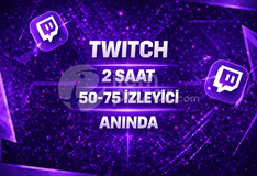 ⭐2 SAAT⚡TWİTCH 50-75 İZLEYİCİ⚡