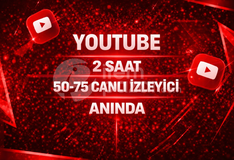 ⭐2 SAAT⚡YOUTUBE 50-75 CANLI İZLEYİCİ⚡
