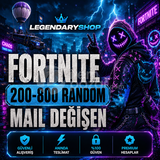 ⭐ 200-800 SKİN FORTNİTE MAİL DEĞİŞEN HESAP
