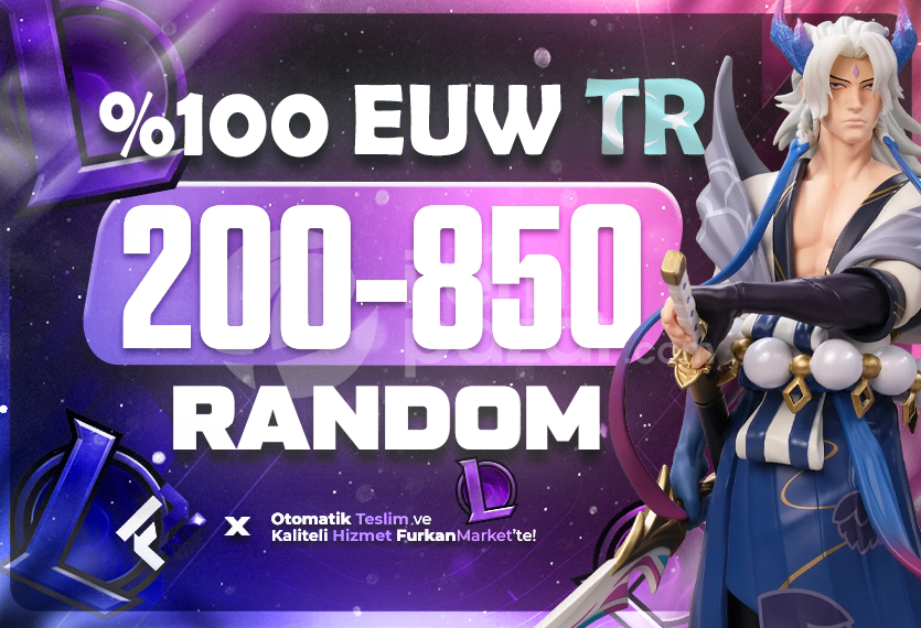 ⭐|200-850 SKIN|⭐LOL RANDOM HESAP✨
