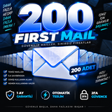 ⭐️ 200 adet first mail garantili⭐️