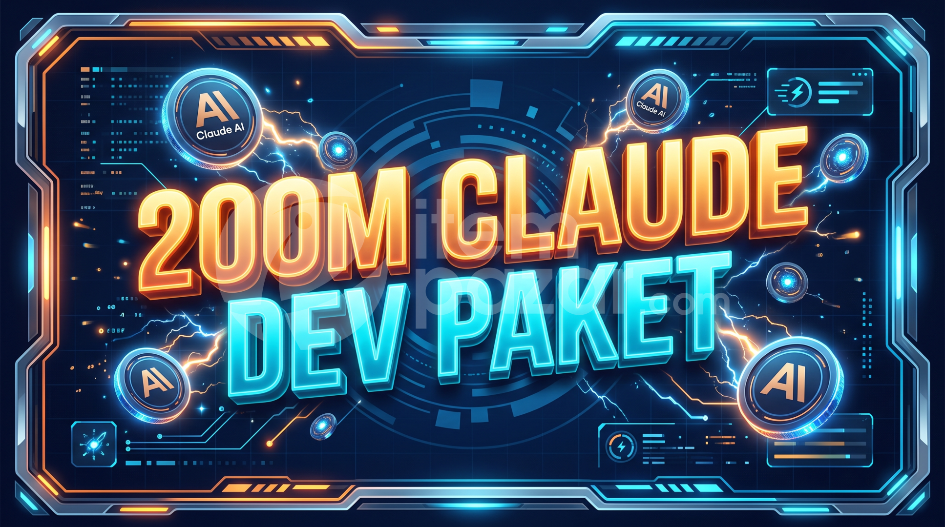 200 MİLYON CLAUDE TOKEN DEV AI API PAKETİ