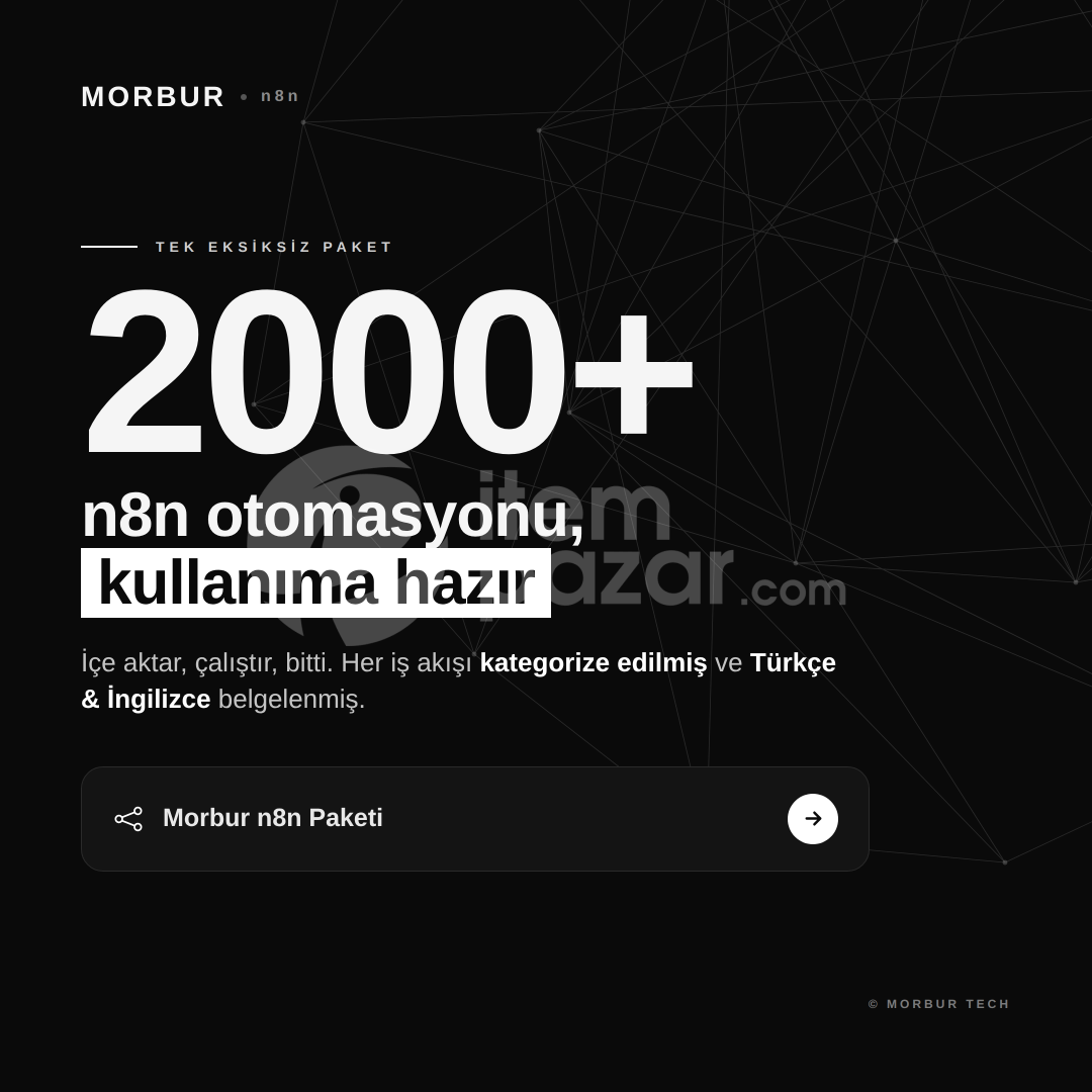 +2000 adet n8n Otomasyonu