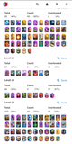 2000 Seviye - 50 maks - 30 Evrim - 11 Kahraman 