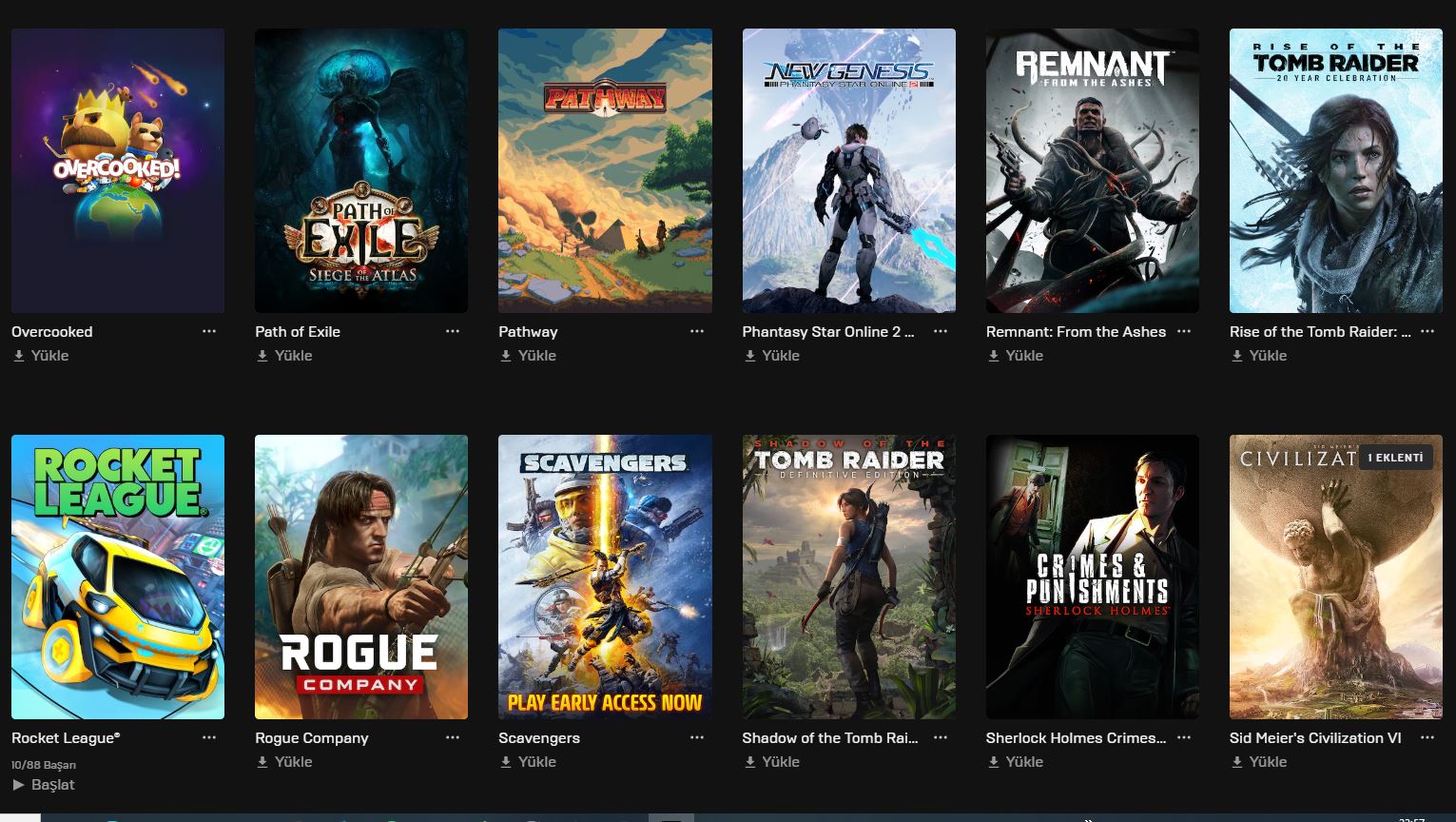 2000 TL'LİK EPİC GAMES HESABI!