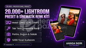 20.000+ Lightroom Preset & Renk Kiti