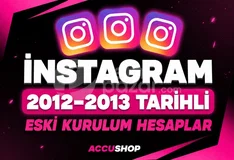 ⭐2012-2013 TARİHLİ⚡ ESKİ HESAPLAR⚡