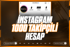 ✨2014 TARİH 1K TAKİPÇİLİ INSTAGRAM HESAP✨