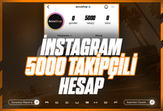 ✨2014 TARİH 5K TAKİPÇİLİ INSTAGRAM HESAP✨
