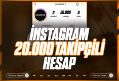 ✨2014 TARİH 20K TAKİPÇİ INSTAGRAM HESAP✨