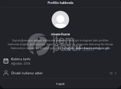 2018 - 26.5K Takipçili Fresh hesap