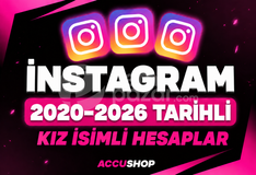 ⭐2020-2026 TARİH⚡2FA İNSTA KIZ HESAPLARI