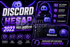 2022 MAİL DEĞİŞEN HESAP ⭐ DİSCORD ⭐