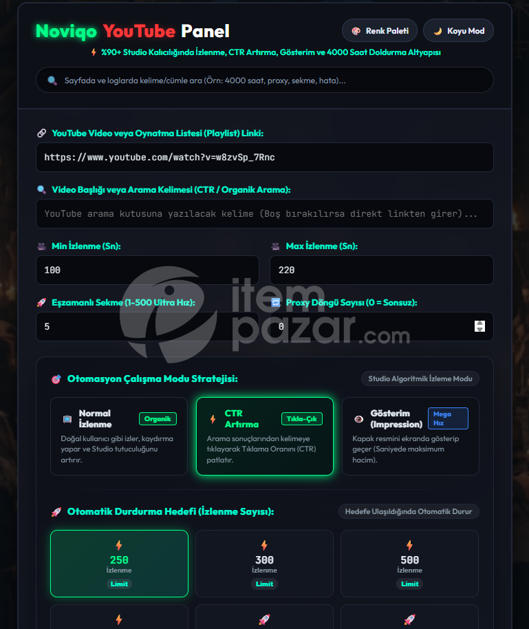 ? YOUTUBE BOTU v2.0 (SINIRSIZ KULLANIM)