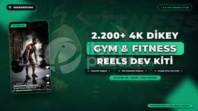 2200+ Gym ve Fitness Reels Kiti