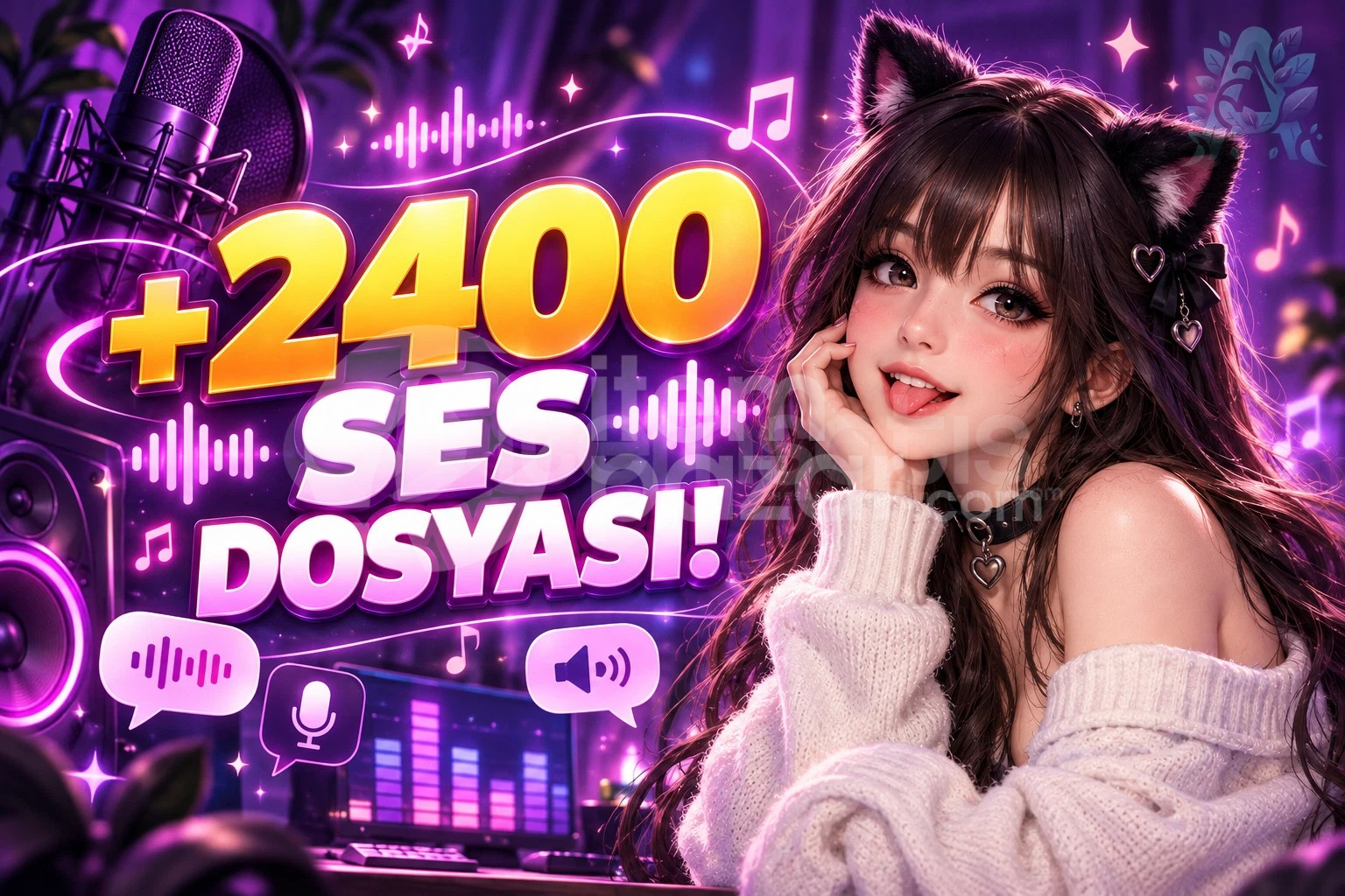 2400+ Kız & Troll Ses Paketi | Soundpad Uyumlu