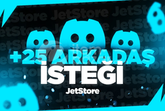 25 Adet Discord Arkadaşlık İsteği