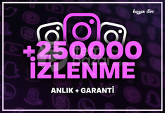 250 bin izlenme | hızlı teslimat 