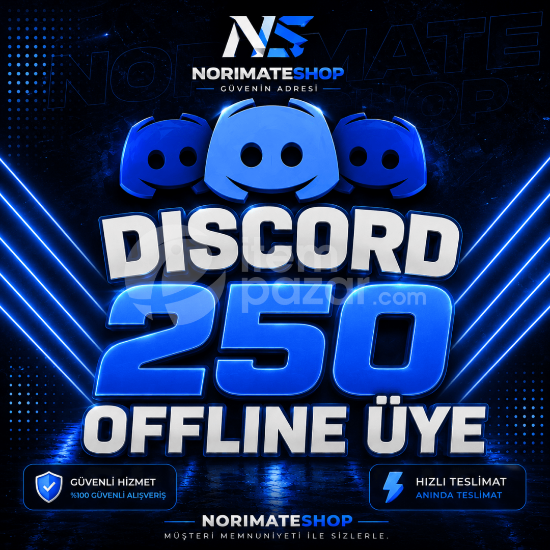 ⭐250 Discord Offline Üye ⭐ NS