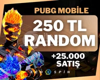 250 TL | PUBG RANDOM | ULTRA VİP+ | +300 SATIŞ