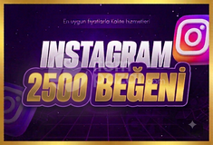 ⭐ 2500 beğeni | Instagram ⭐