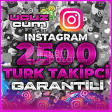 2500 TÜRK TAKİPCİ GARANTİLİ OTOMATİK İNSTA