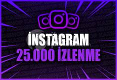 ⭐[GARANTİLİ] INSTAGRAM 25.000 İZLENME⭐