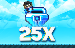 25x BLUE GEM LOCK(2500 Diamond Lock)+EN HIZLISI