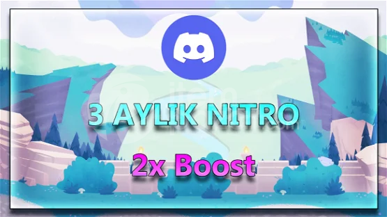 [2X Boost ] 3 Aylık Discord Nitro -ANLIK TESLİM