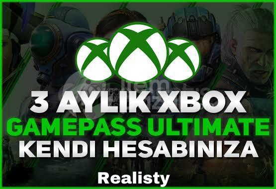 ⭐3 Ay Xbox Gamepass Ultimate [OTO TESLİMAT]