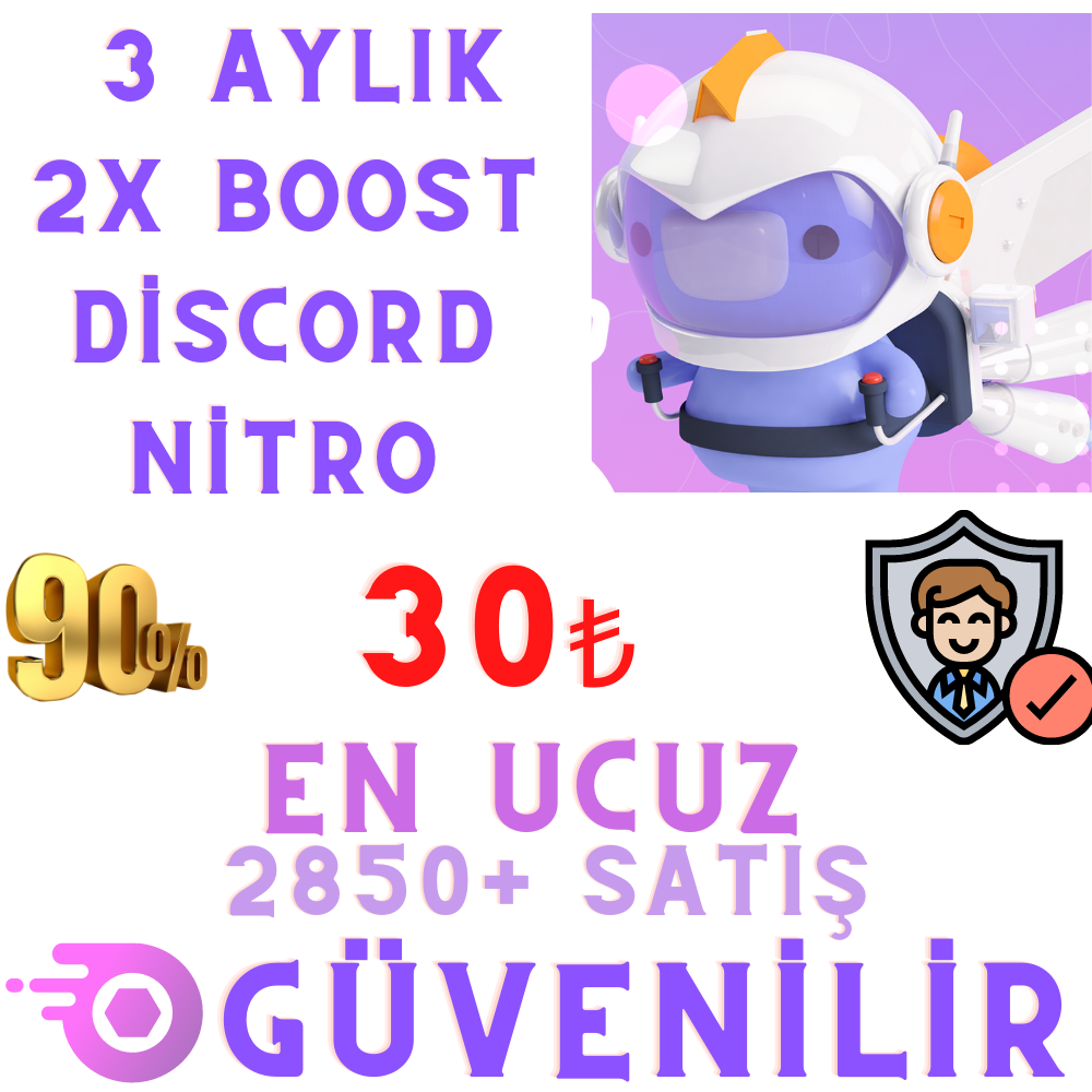 3 AYLIK 2X BOOSTLU NİTRO SATIŞI [GÜVENİLİR]
